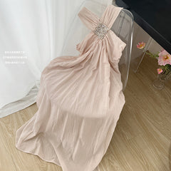 BXOXO - summer inspo 2025 Summer Sweet Dress Korean Beach Style Causual Elegant Midi Dress Women Sleeveless Dress Party Vestido