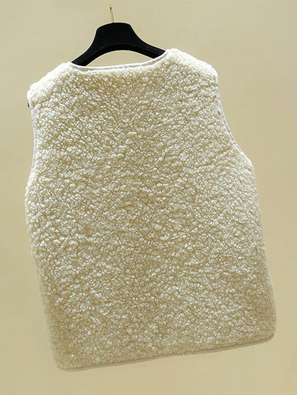BXOXO Loose Warm Lambswool Vest