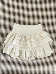 BXOXO Winter Kawaii Sweet 2 Piece Set Woman Off Shoulder Bow Knitted Tops + Mini Cake Skirt Female Korean Fashion Casual Suit 2025 New