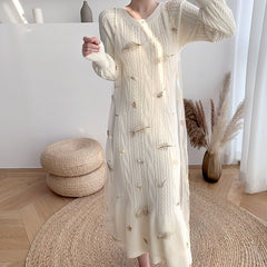 BXOXO party look inspos Korean Slim Knit Sweater Dress Women Knitted Mesh Spaghetti Strap Dress Female Long Sleeve Winter Autumn Dress