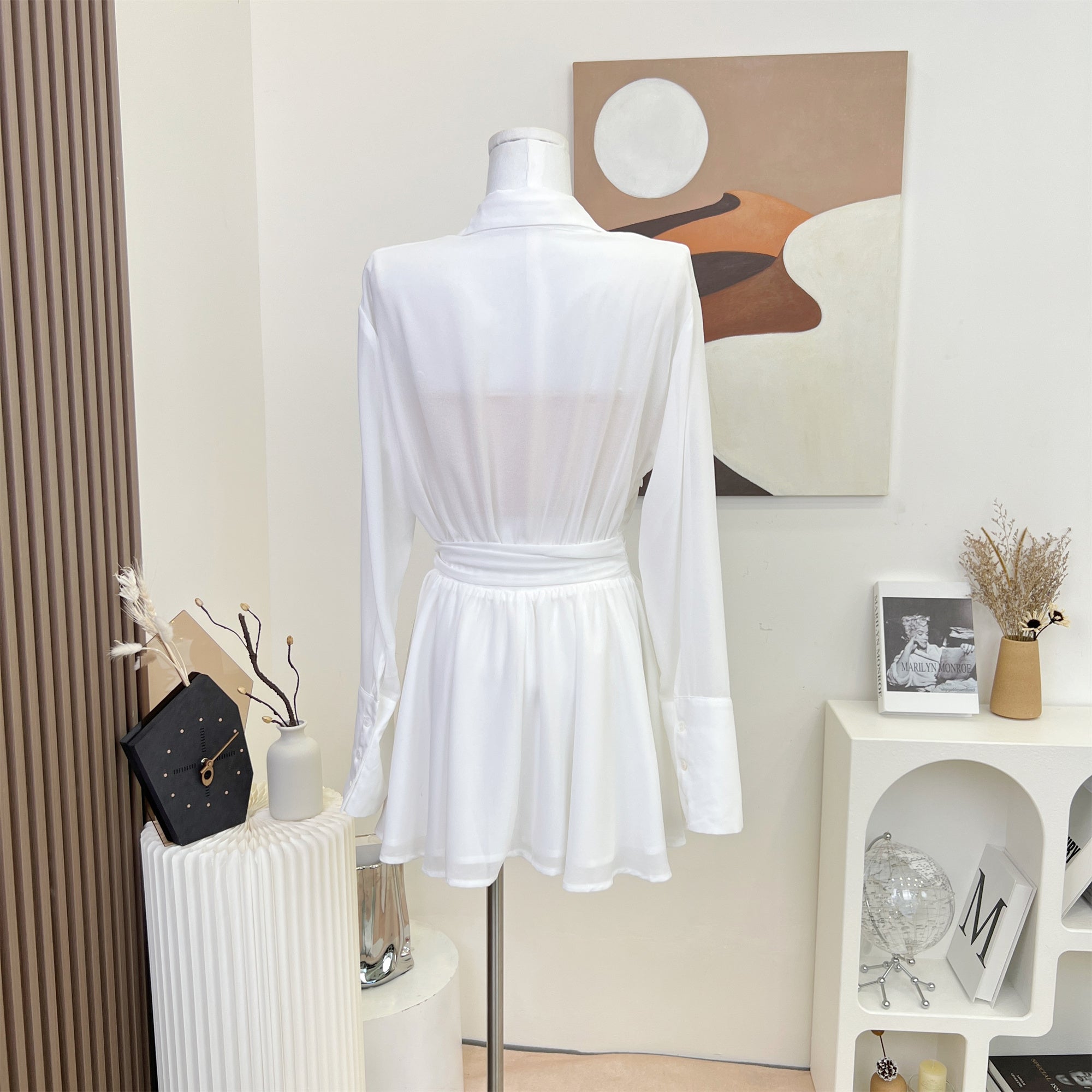 BXOXO - summer inspo Three-piece Suit With Long Sleeves Sets Women Casual Women's Aesthetics Dress Outfits Top Skirt Girl