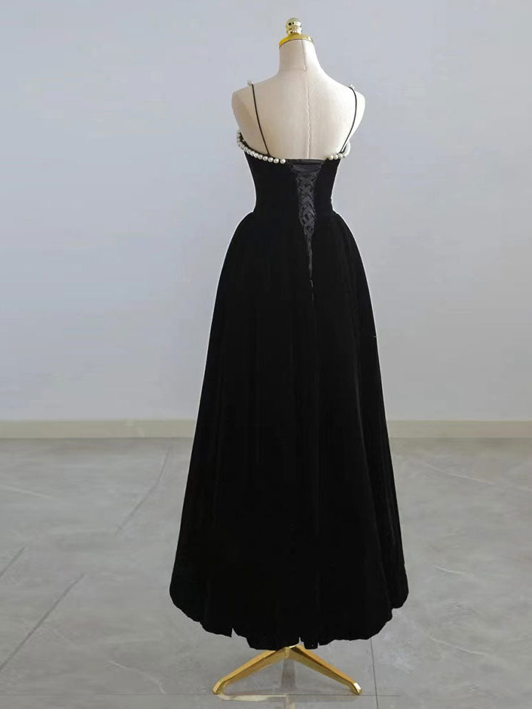 BXOXO Simple Burgundy Tea Length Prom Dress, Burgundy Homecoming Dress
