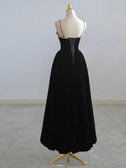 BXOXO Simple Burgundy Tea Length Prom Dress, Burgundy Homecoming Dress