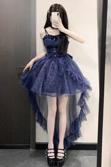 BXOXO - Blue Cardigan Sweet Elegant Princess Lolita Jsk Dress Set