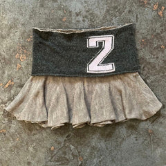 Bxoxo Hip Hop Streetwear Slim Women's Skirts Sport Rock Chic Aesthetic Punk Emo Girls Y2K Harajuku Summer sexy baby Women's Crop Tops