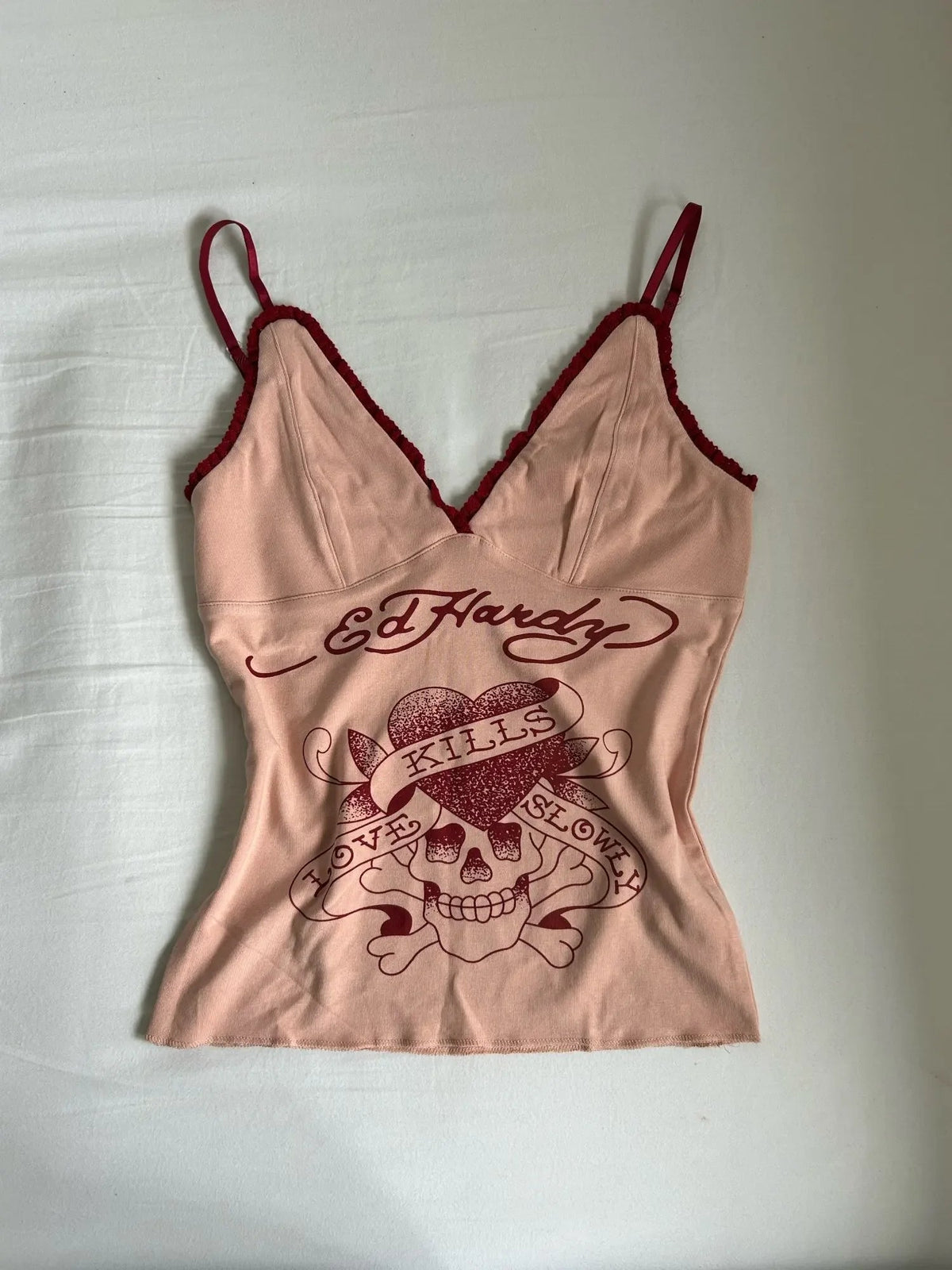 BXOXO Kawaii Crop Top Camis Women Clothes Lace Sexy Slim Pink Cute 2000s Top Sling Grunge Coquette Femme Punk Tank Top Y2k Clothing