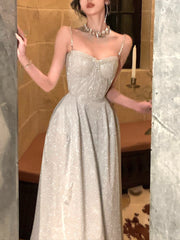 BXOXO party look inspos Even Party Strap Dress Office Lady 2025 Summer Sleeveless Beach Style One Piece Dress Korean Fashion Elegant Midi Dress Women