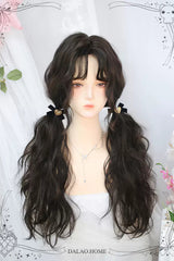 BXOXO Secondary Fluffy Wool Curls Sweet Lolita Long Wigs 2 Colors