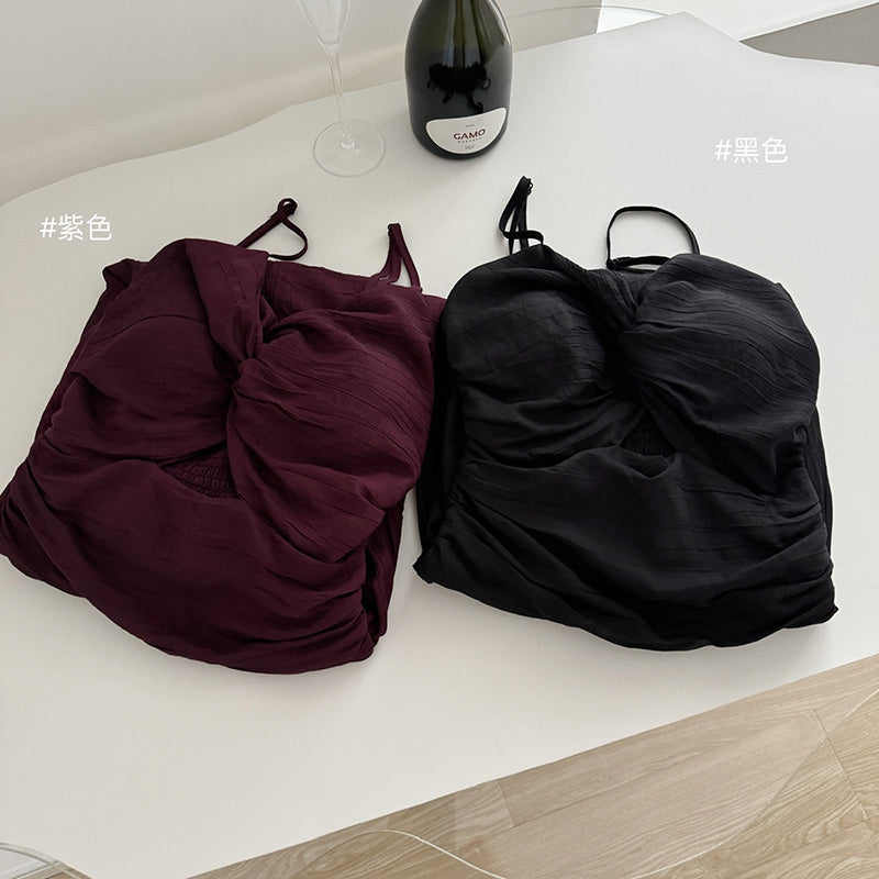 BXOXO - summer inspo Women's Fashion Sexy Hollow Out V-Neck Suspender Dress Backless High Waist Dresses Temperament Casual Vacation Dress