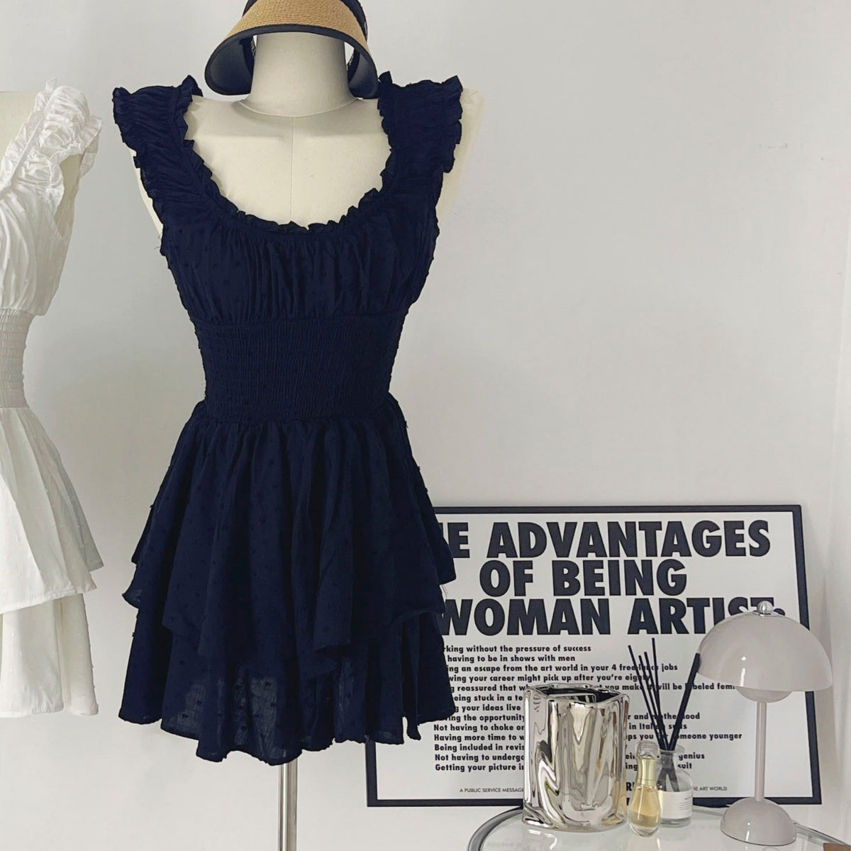 BXOXO - summer inspo One Shoulder Short Sleeve Dress Women's Summer 2025 New Openwork Sexy Mini Dress Vestidos