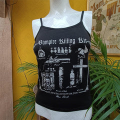 Bxoxo Women's Sleeveless Camisole Tops Gothic Hip Hop Punk Streetwear Rock Casual Retro Fashion Y2K Emo Girls Harajuku Baby Crop Tops