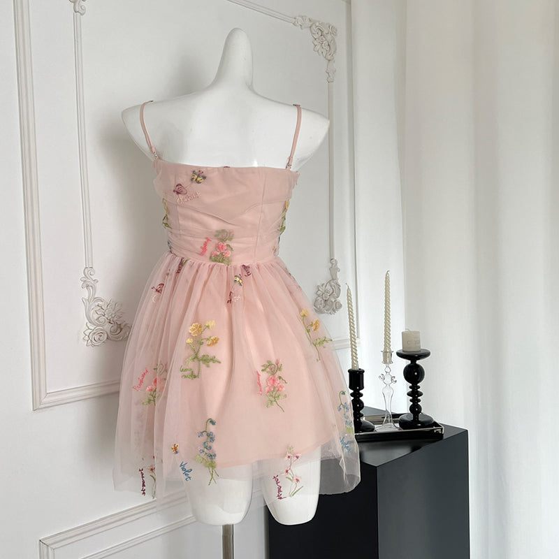 BXOXO - summer inspo Sexy Slip Dress Women Elegant Fairy Dresses Sleeveless Mesh Patchwork Dress Korean Style Fashion Chic Sundress 2025