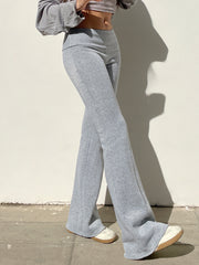 BXOXO - summer inspo Sweetown Gray Slim Low Waist Casual Sweatpants For Women Black Solid Simple Basic Flared Pants Sports Jogging Trousers