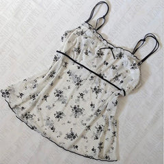 Bxoxo Y2K casual cute ladies sleeveless suspenders retro aesthetic street harajuku fashion new style chic bow sexy emo girls baby tops