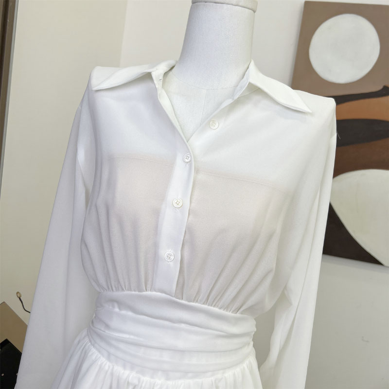 BXOXO - summer inspo Three-piece Suit With Long Sleeves Sets Women Casual Women's Aesthetics Dress Outfits Top Skirt Girl