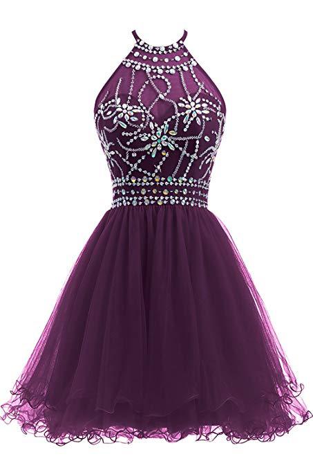 dresses Slim-Fit Small Dress Halter Short Bridal Wedding Dress Banquet Evening Dress Lace New Red Women