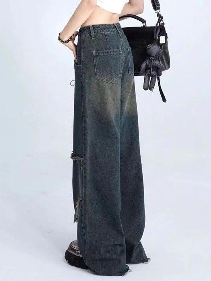 Vintage Star Raw Trim High Rise Boyfriend Jeans