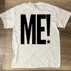 Bxoxo American retro street cotton T-shirt double-sided letter printing hip-hop rock punk aesthetic gothic Y2K fashion casual T-shirt