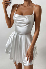 BXOXO - Backless Strappy Tiered Cami Dress