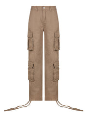 Vintage Pocket Patched Cargo Jeans