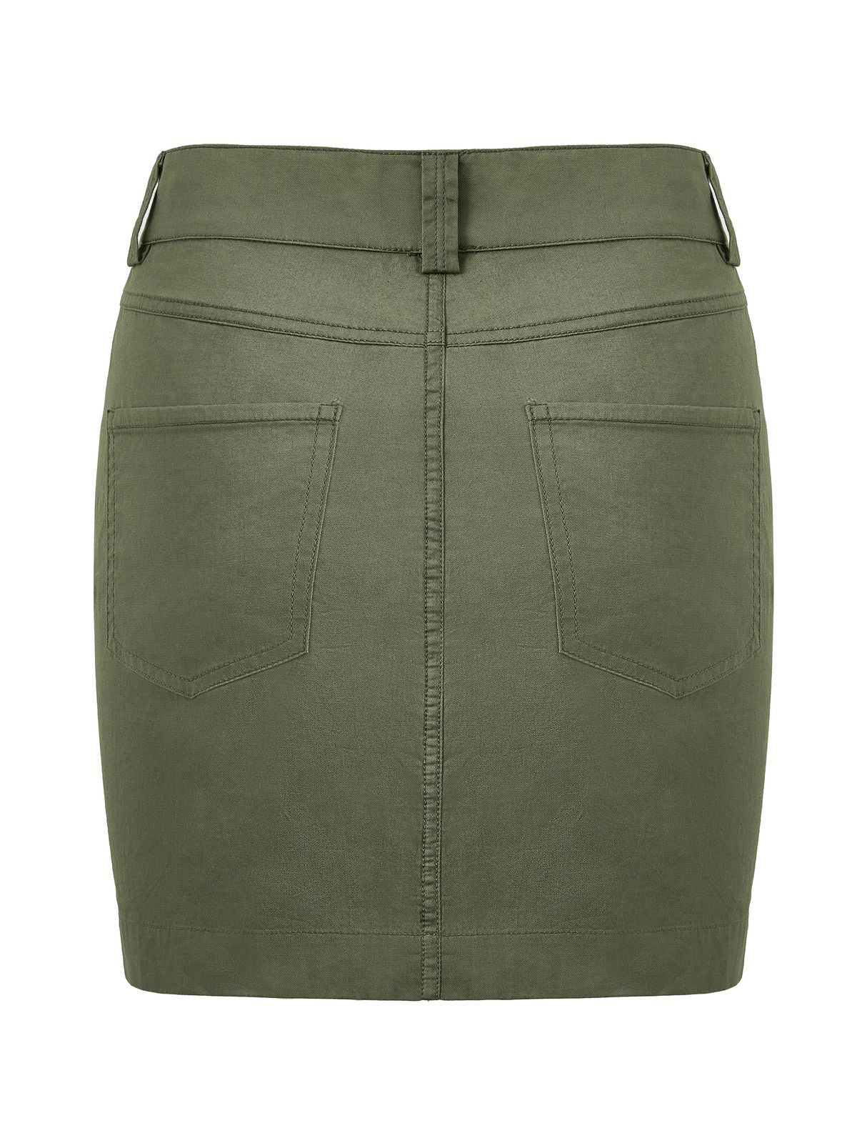 Size Friendly Pocket Cargo Mini Skirt