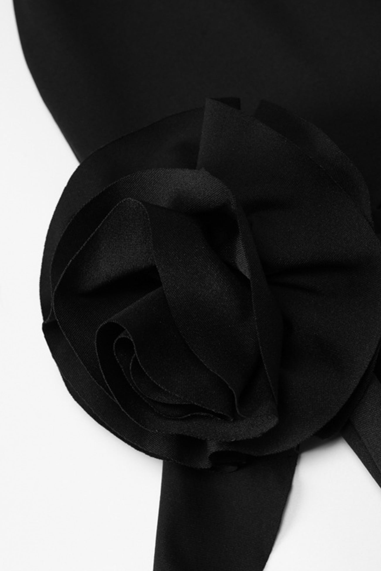 BXOXO - Cowl Neck Floral Ribbon Ruffle Dress