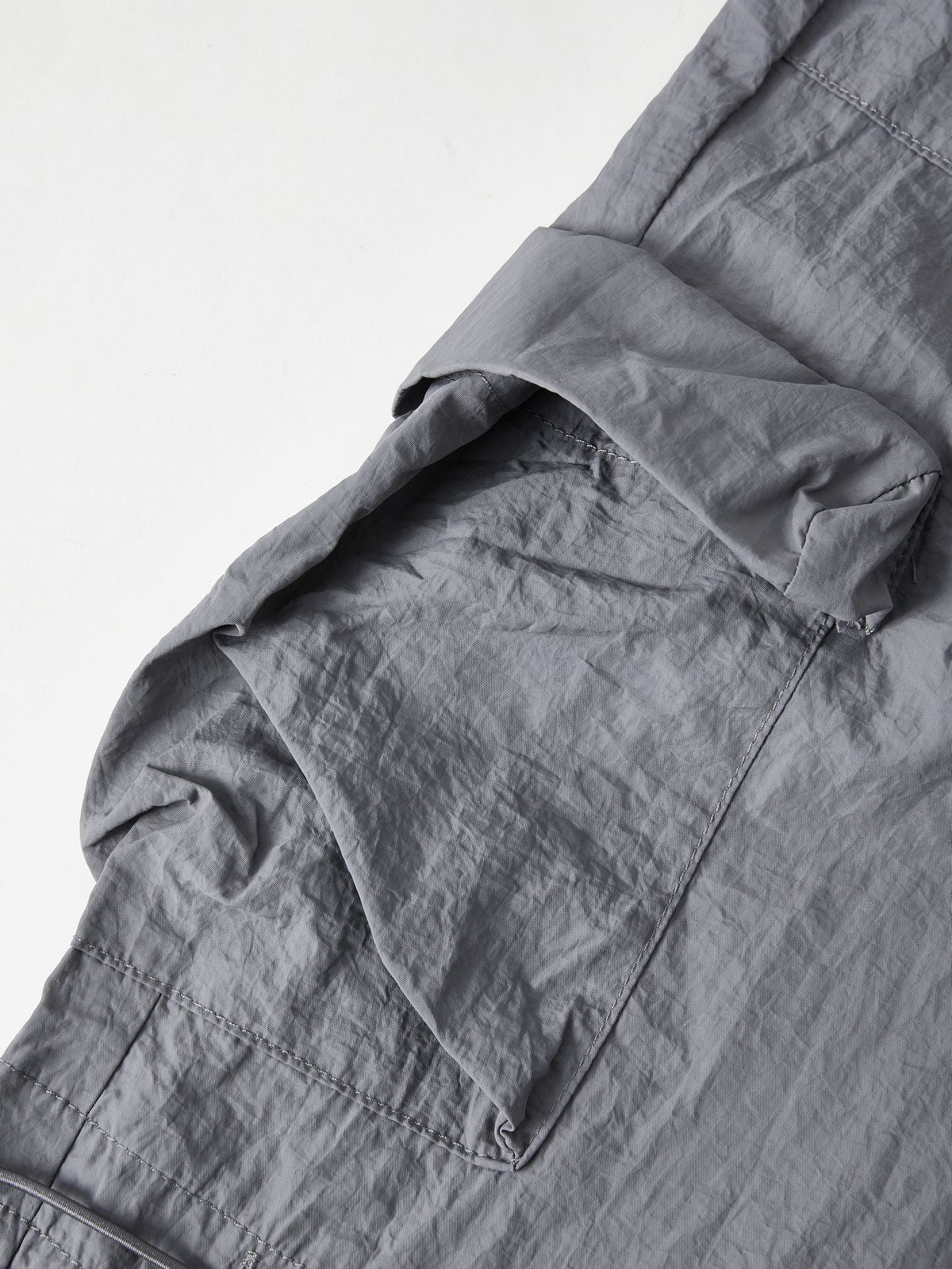 Size Friendly Pocket Drawstring Parachute Cargo Pants