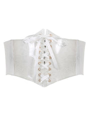 Patchwork Lace Corset Top