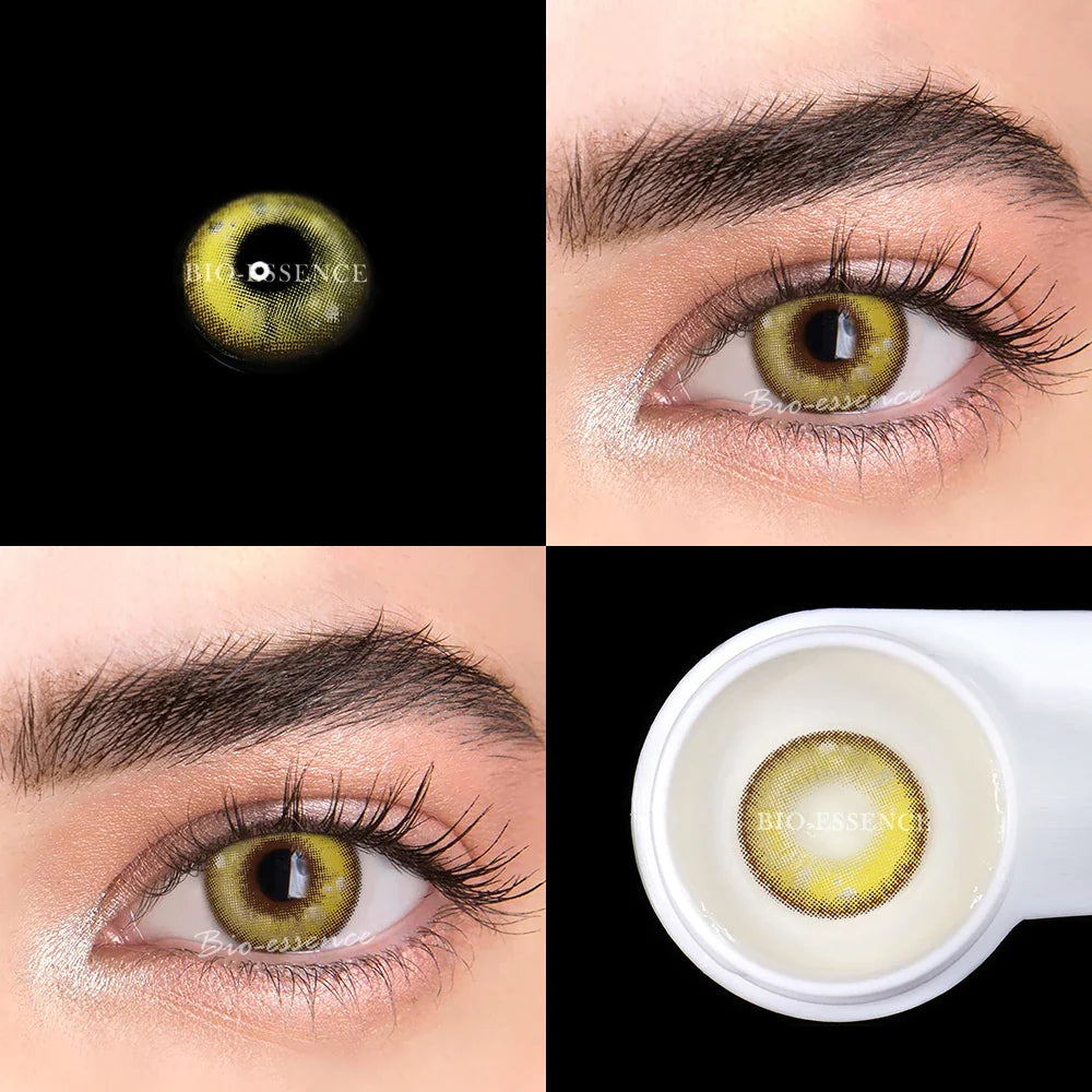 BXOXO 1 Pair Color Contact Lenses for Eyes Anime Makeup Accessories Comic Tears Cosplay Lense Blue Lenses Green Eye Lenses