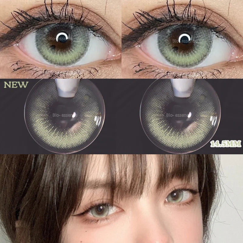 BXOXO 1 Pair Color Contact Lenses for Eyes Anime Makeup Accessories Comic Tears Cosplay Lense Blue Lenses Green Eye Lenses