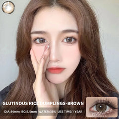 BXOXO 2 Tone Series Lenses Contact Lenses for Eyes Eye Contacts Natural Pupil Prescription Lenses Contacts Yearly Use