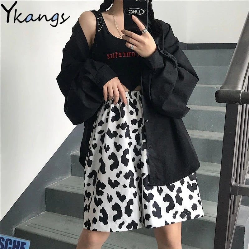 Bxoxo Plaid Ruffled Black Pants Women High Waist Kawaii Coquette Japanese Sweet Style Cute Wide Leg Trousers Harajuku Pant Vintage Y2k