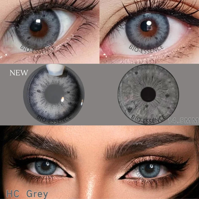 BXOXO Color Contact Lenses for Eyes Natural Brown Lenses Beauty Monet lense Blue Lenses Gray Eye Contact