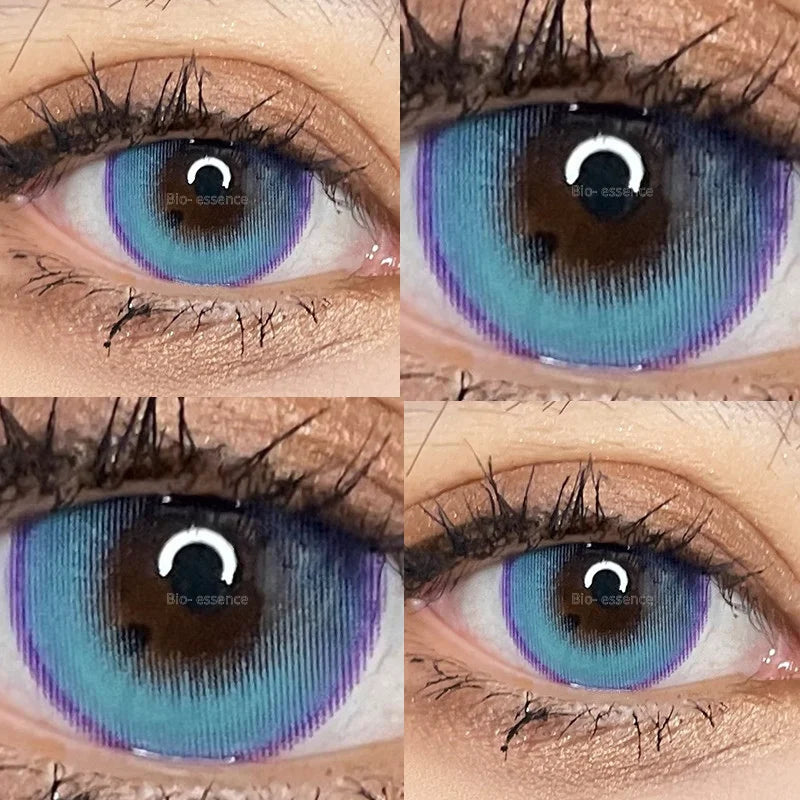 BXOXO Color Contact Lenses for Eyes Natural Brown Lenses Beauty Monet lense Blue Lenses Gray Eye Contact