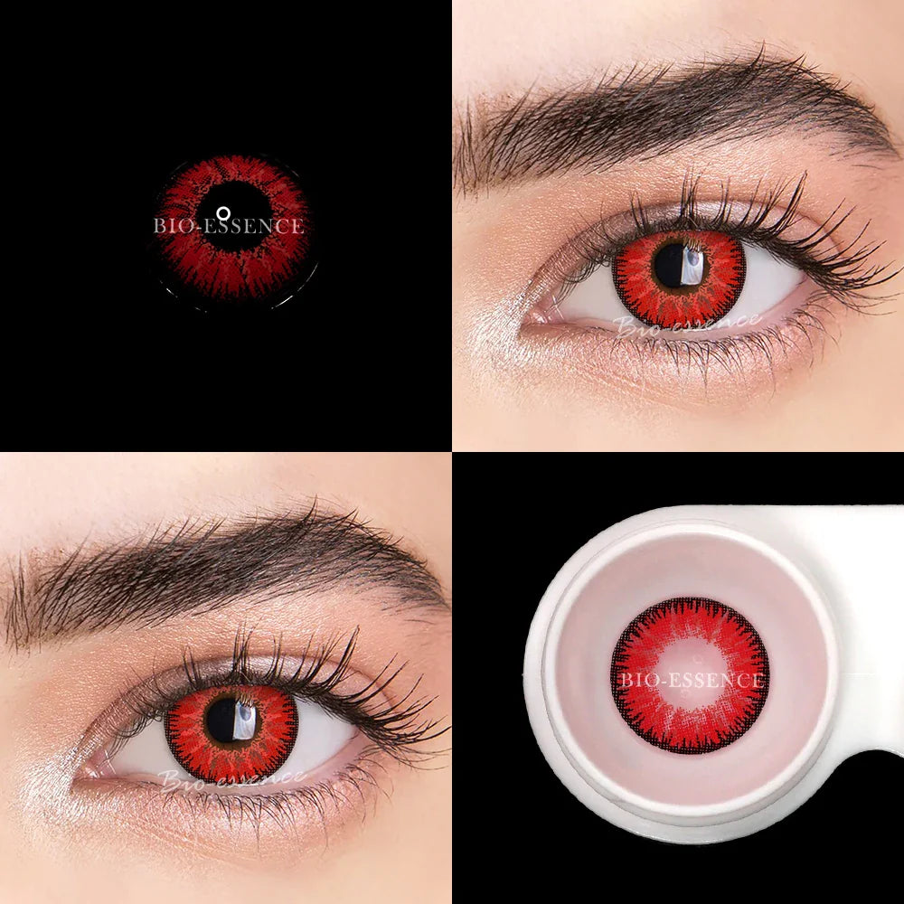 BXOXO 1 Pair Color Contact Lenses for Eyes Anime Makeup Accessories Comic Tears Cosplay Lense Blue Lenses Green Eye Lenses