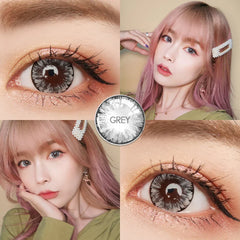 BXOXO 2pcs/pair Lenses Colored Contact Lenses for Eyes MAXIY GIRL Series 6 Tone Dia 14.5mm Comestic Color Contacts