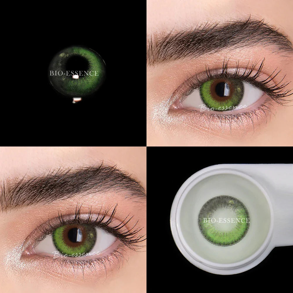 BXOXO 1 Pair Color Contact Lenses for Eyes Anime Makeup Accessories Comic Tears Cosplay Lense Blue Lenses Green Eye Lenses
