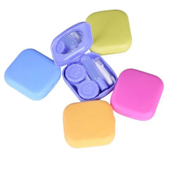 BXOXO Lovely Pocket Mini Contact Lens Case Travel Kit Easy Carry Mirror Lenses Box Container