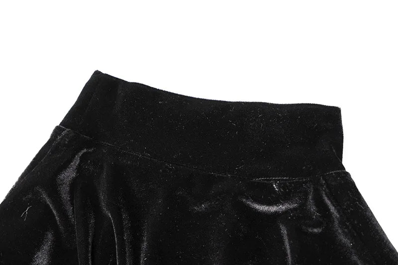 Bxoxo Autumn Winter Women Solid Velvet Long Sleeve Ruched Midi Dress Side Slit Bodycon Sexy Streetwear Party Elegant Club