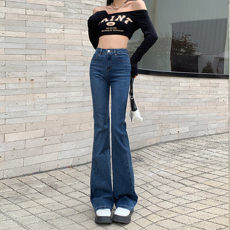 Vintage Mid Waist Flare Jeans