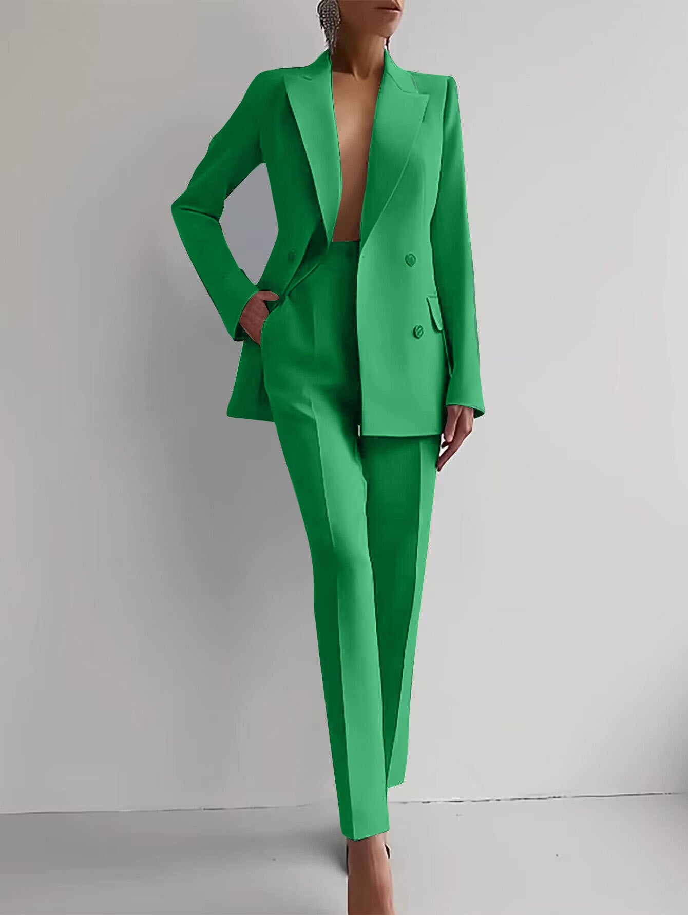 costume ideas 2024 Spring Fashion Casual Business Wear Women's Suit One Set