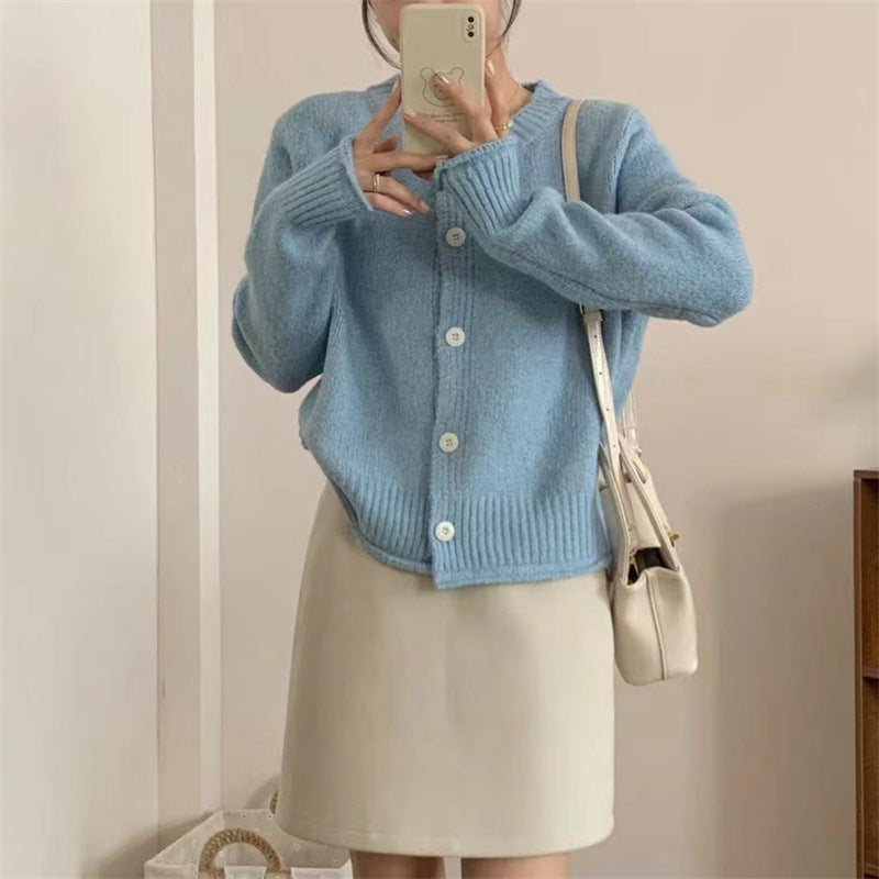 trending fall outfits Fashionable Lazy Style Soft Glutinous Sweater Cardigan Coat for Women Autumn and Winter 2024 Korean Style Knitwear Top for Women