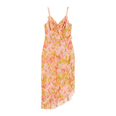 dress French Fairy Floral Strap Dress Women's Small Sexy Beautiful Beach Short Skirt for Seaside Vacation