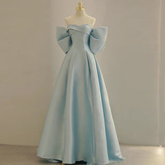 dresses Blue Evening Dress for Women New Tube Top Elegant Socialite Light Luxury Niche High-End Adult Ceremony Host Clothes
