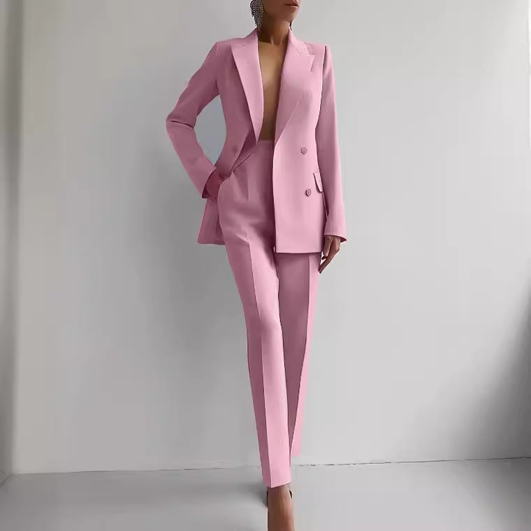 costume ideas 2024 Spring Fashion Casual Business Wear Women's Suit One Set