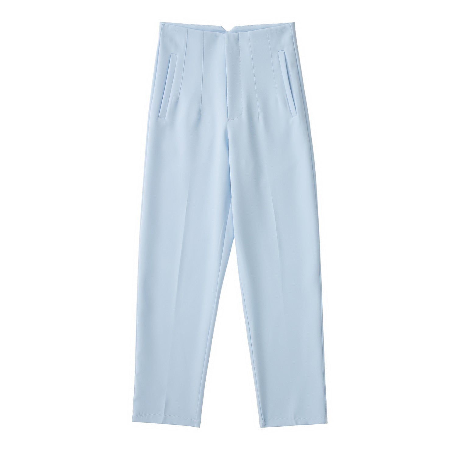 curvy casual outfits Autumn New Casual Pants Professional Temperament Commuter Front Pleated Slimming Ankle High Waist Pants 7901432