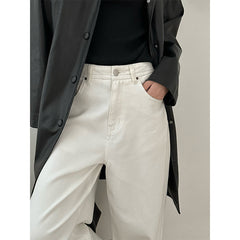 women’s outfits Classic American Retro Jeans Women's Autumn Straight Slimming Wide Leg Loose Trousers