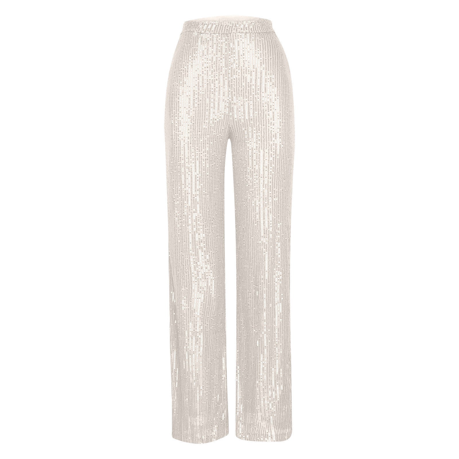 Women's High Waist Fashion Casual Pants EBay Sequins Loose Draping Wide Leg Pants Summer Women's