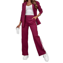 business casual outfits autumn Winter Women's Long-Sleeved Lapel Casual Suit Suit