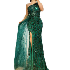 prom dresses Color Sequined Fairy Long Sleeveless Fashionable Slim Temperament Mid-Length Evening Dress for Women